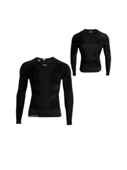 Chandail à compression à manches longues Ultra Compressrx LS pour homme 4 Noir