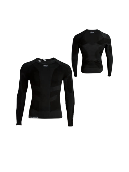Chandail à compression à manches longues Ultra Compressrx LS pour homme 4 Noir