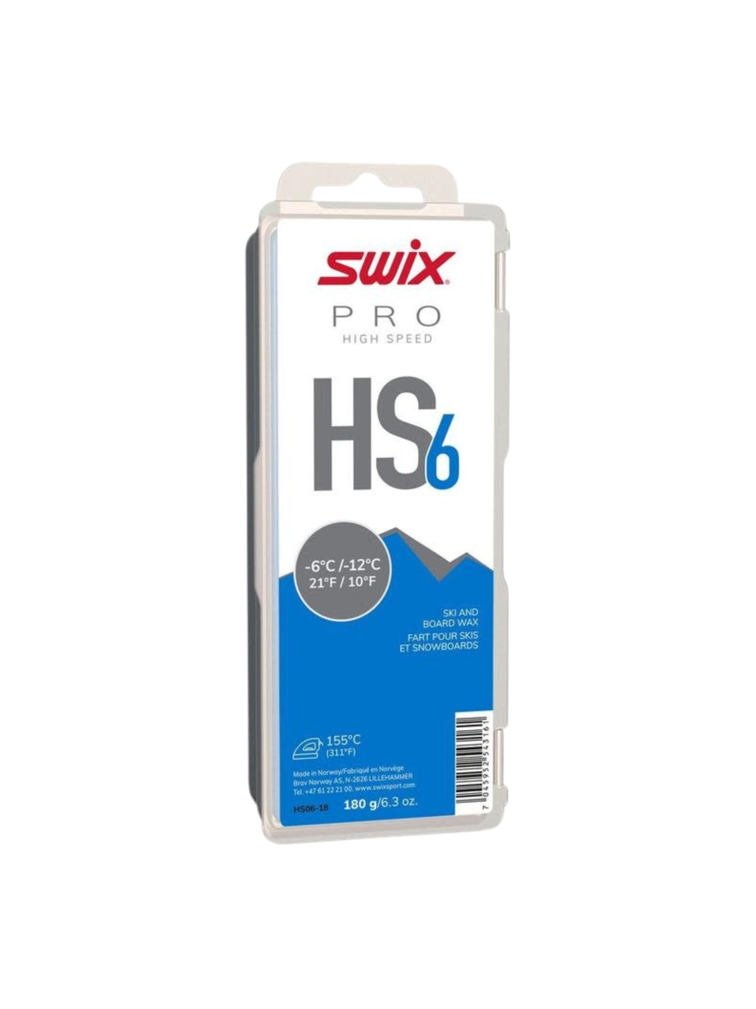 Swix Fart de glisse High Speed HS6 -6/-12 180 g