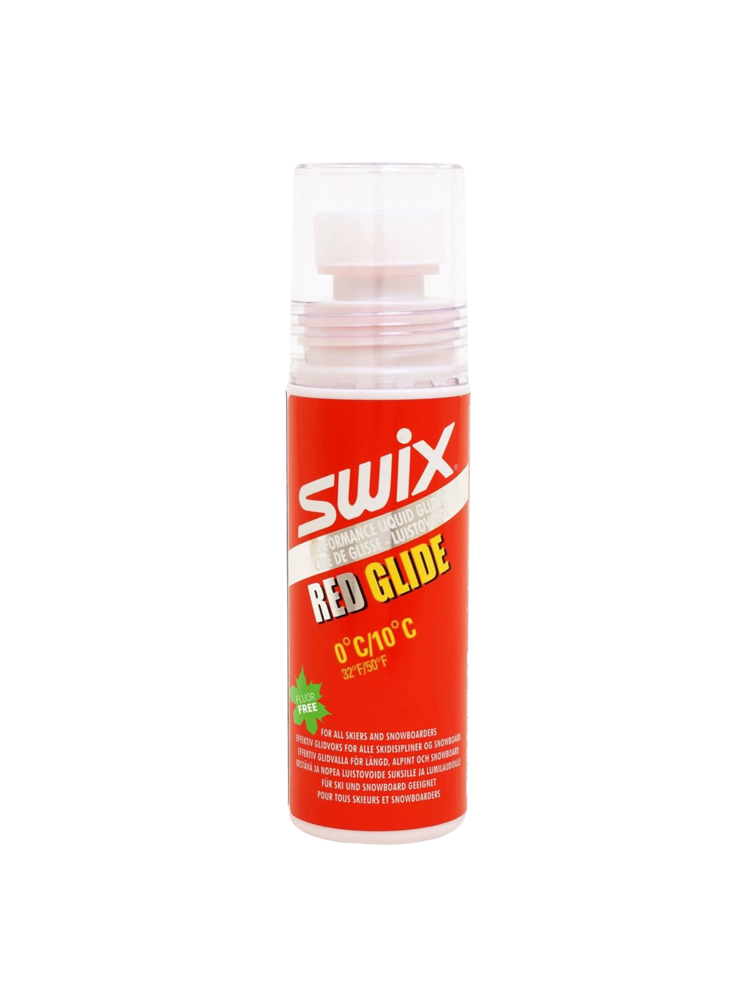 Swix Fart de glisse de performance rouge F8LS Red glide 0ºC/+10ºC