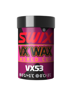 Swix Fart de retenue à haut fluor World Cup VX53 Nouvelle 0/+1 Vieille 0/-3 45 g