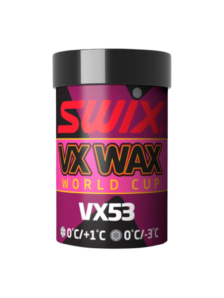 Swix Fart de retenue à haut fluor World Cup VX53 Nouvelle 0/+1 Vieille 0/-3 45 g