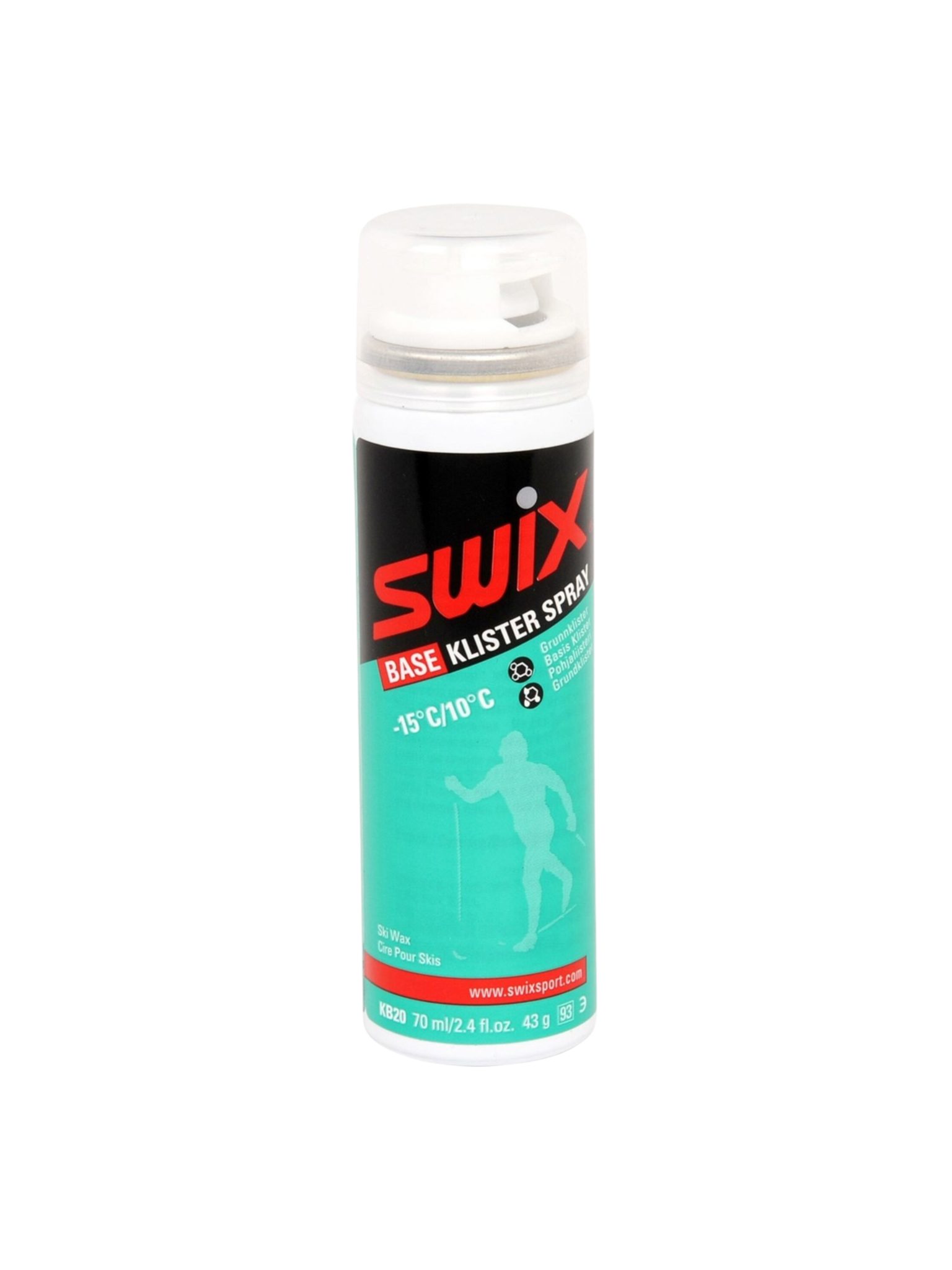 Swix Klister de base en aérosol -15/+10 70 ml