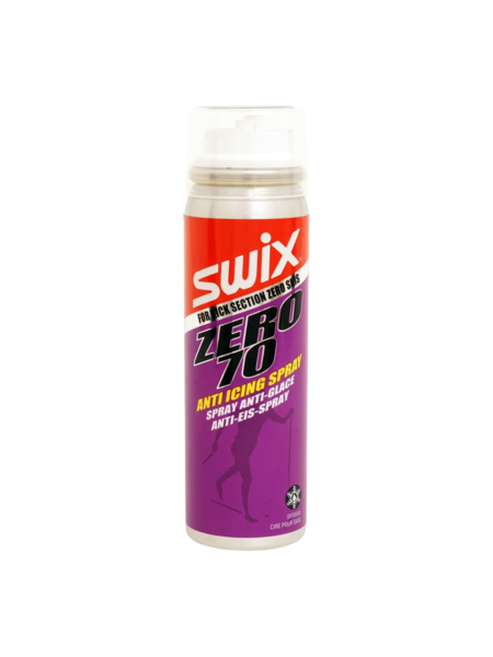 Swix Fart pour peaux de mohair en aérosol déglaçant économique Zero 70 N6C 70 ml