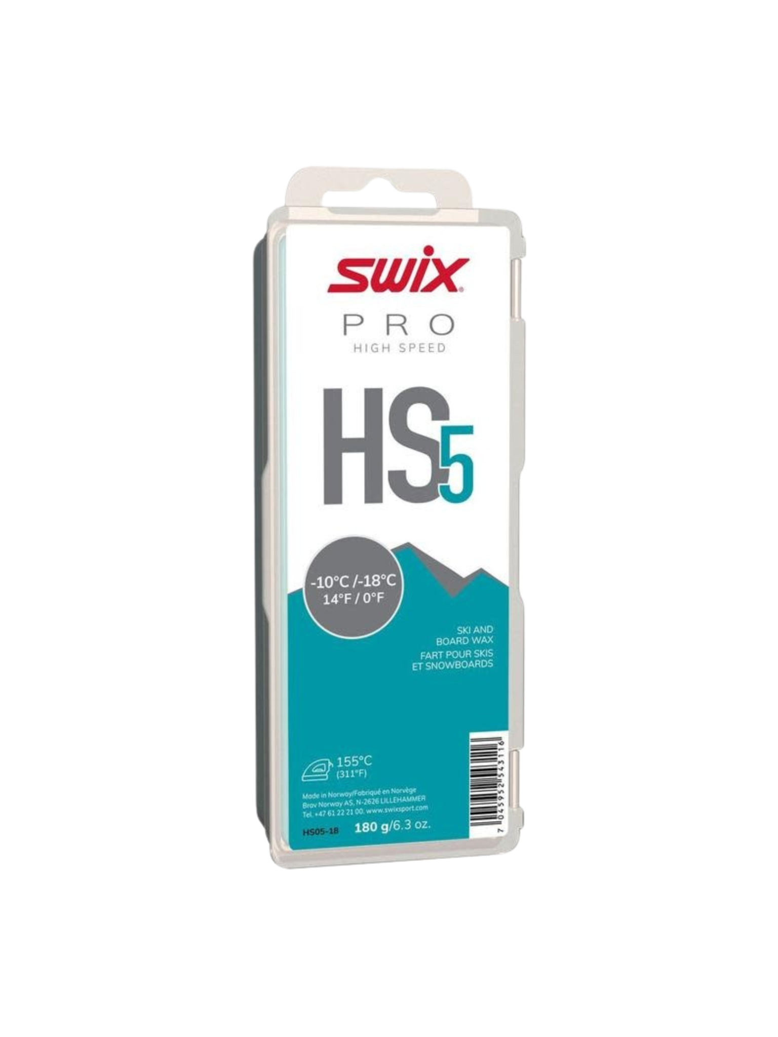Swix Fart de glisse High Speed HS5 -10/-18 180 g