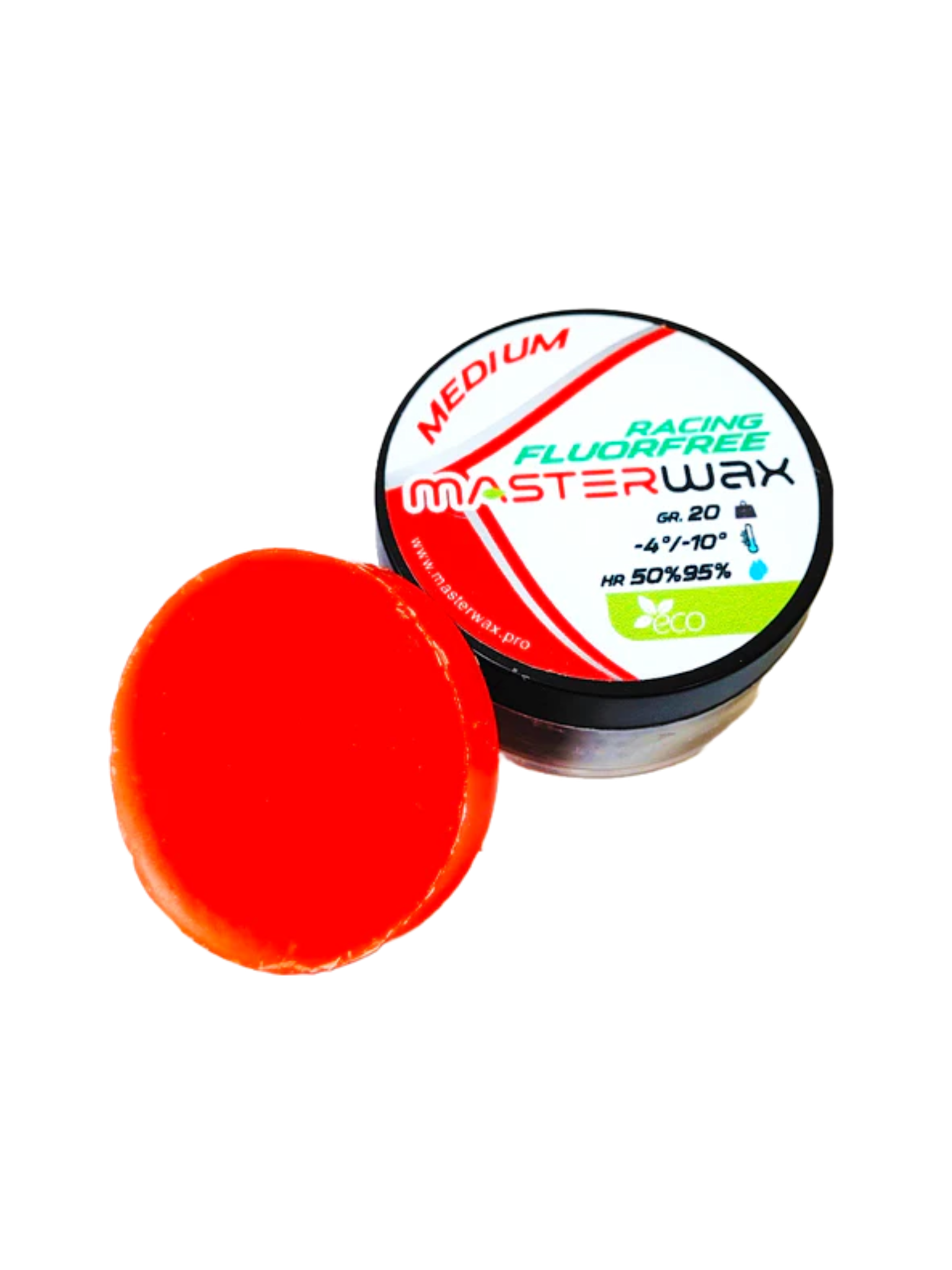 MasterWax Fart de glisse Racing Fluorfree Medium -4C/-10C 20g