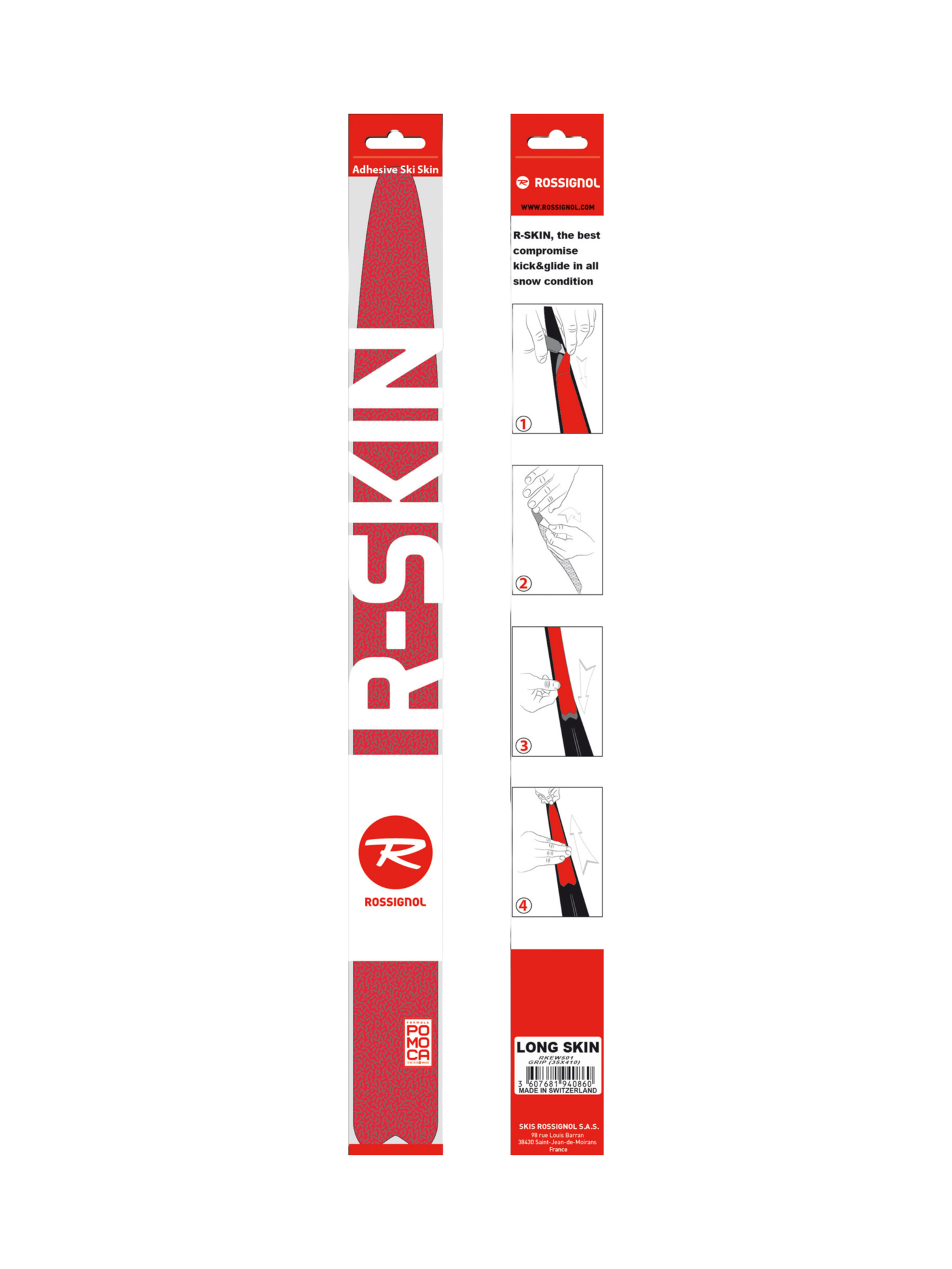 Rossignol Peaux de remplacement L2 Long R-skin Grip (35x410)