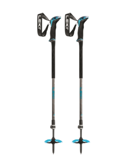 Leki Bâton de ski hors-piste Guide Lite 2 Black/Petrol 110-145