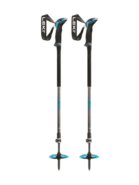 Leki Bâton de ski hors-piste Guide Lite 2 Black/Petrol 110-145