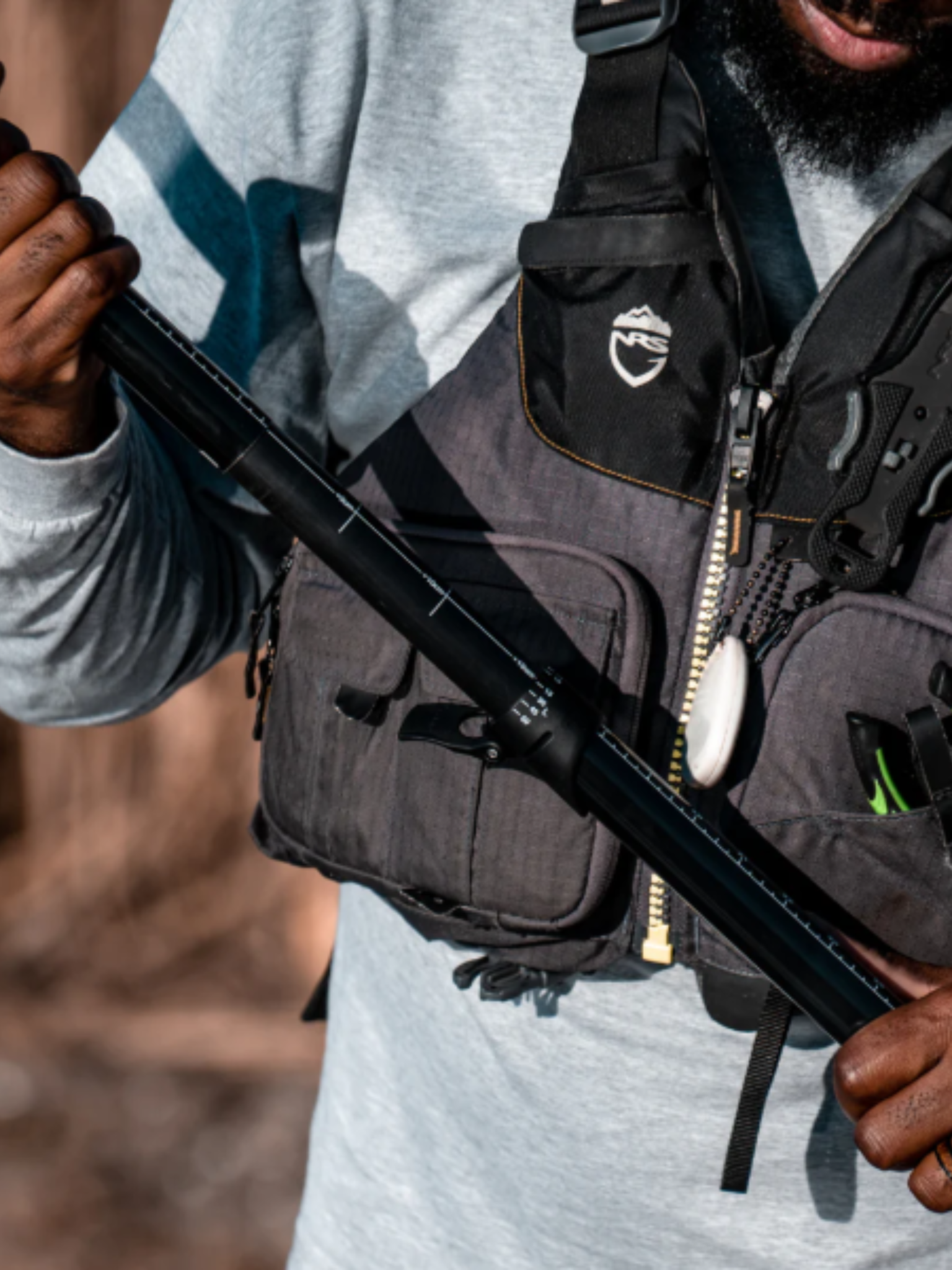 Bending Branches Pagaie Angler Pro Carbon 2 pièces Versa-Lok