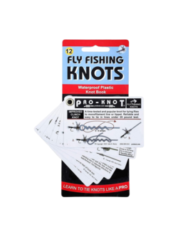 Pro-knot Noeuds pêche à la mouche + livret imperméable