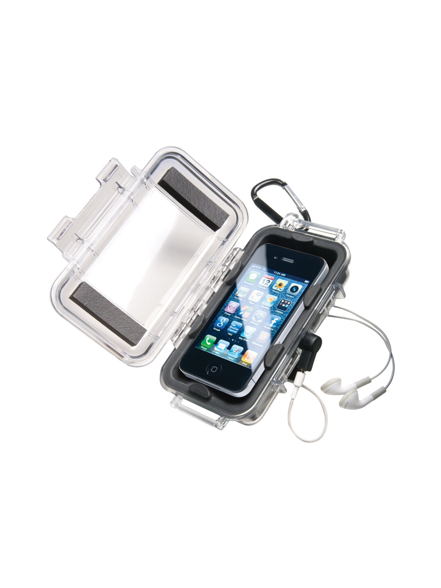 Étui clair pour iPhone i1015 Noir