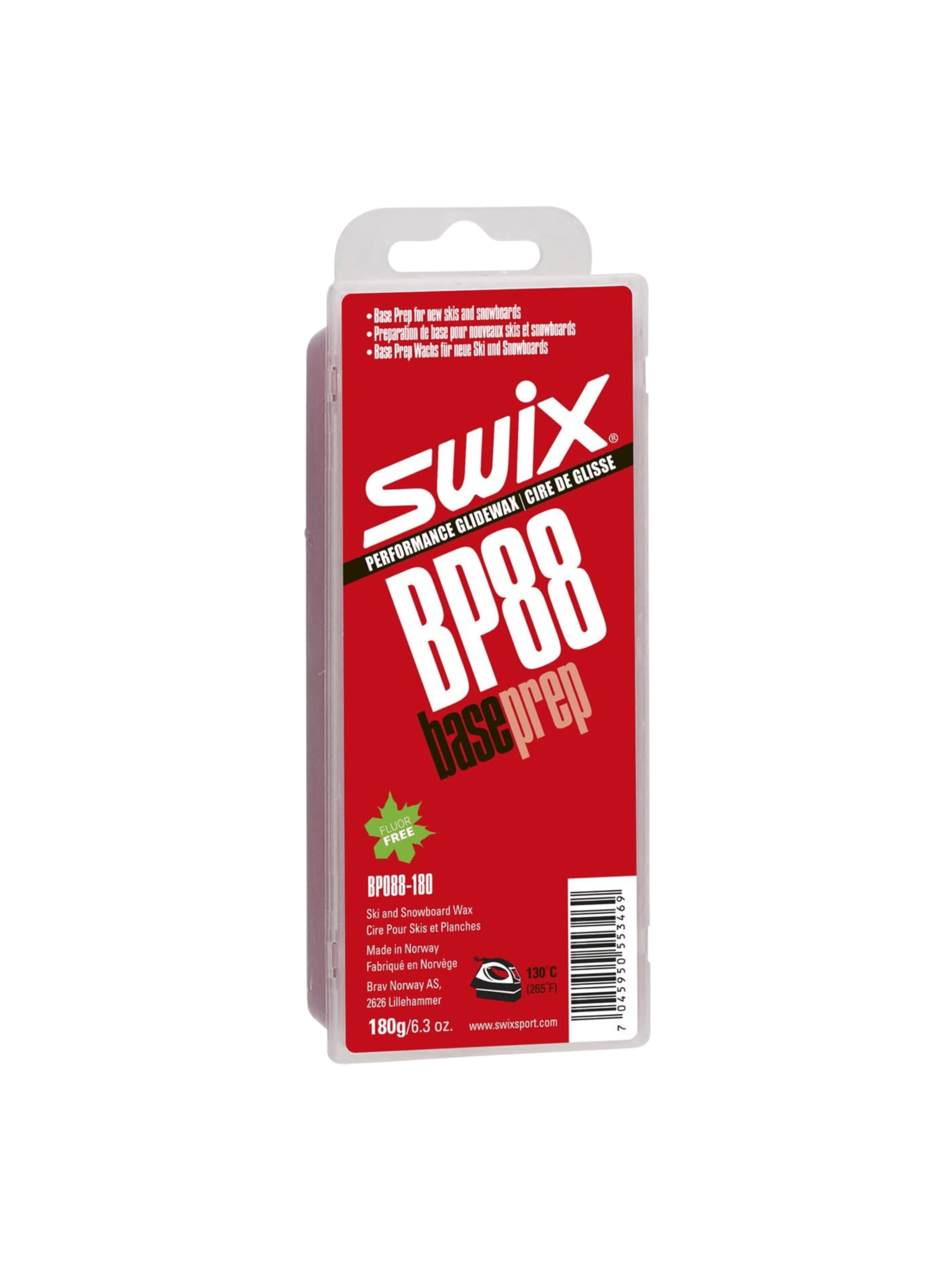 Swix Fart de glisse de préparation BP88 180 g