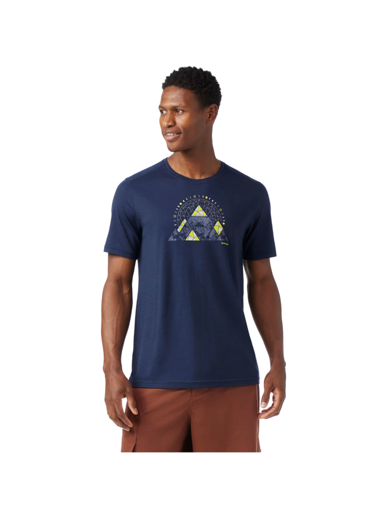 Smartwool Chandail à manches courtes Geo Phase Active Graphic Tee pour homme