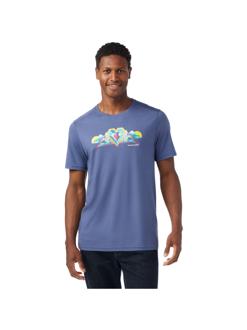 Smartwool Chandail à manches courtes Geo Peaks Active Graphic Tee pour homme