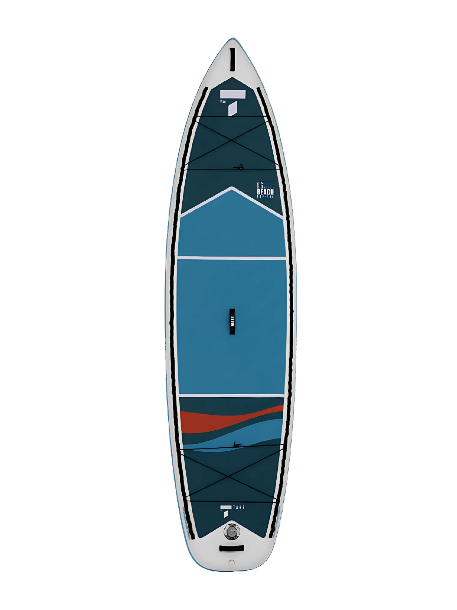 Tahe Outdoors Planche à pagaie gonflable hybride Beach SUP-Yak 11'6 x 36 en kit