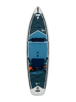 Tahe Outdoors Planche à pagaie gonflable hybride Beach SUP-Yak 10'6 x 34 en kit