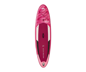 Planche à Pagaie Gonflable Aqua Marina Coral Touring – 350 Cm – Rose – Drop Stitch Light – Palme Course SAFS – Pont EVA Avec Grip – Pagaie Carbone – Sac Recyclé CIRCUPACK