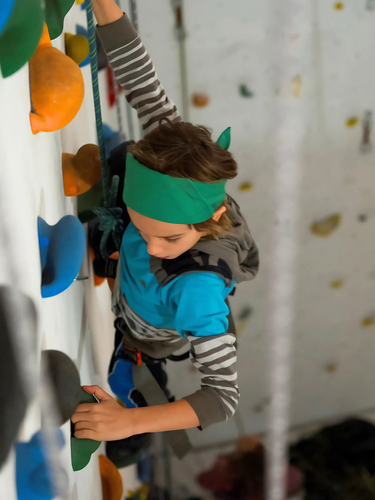 Maïkan Fête d'enfants à l'escalade