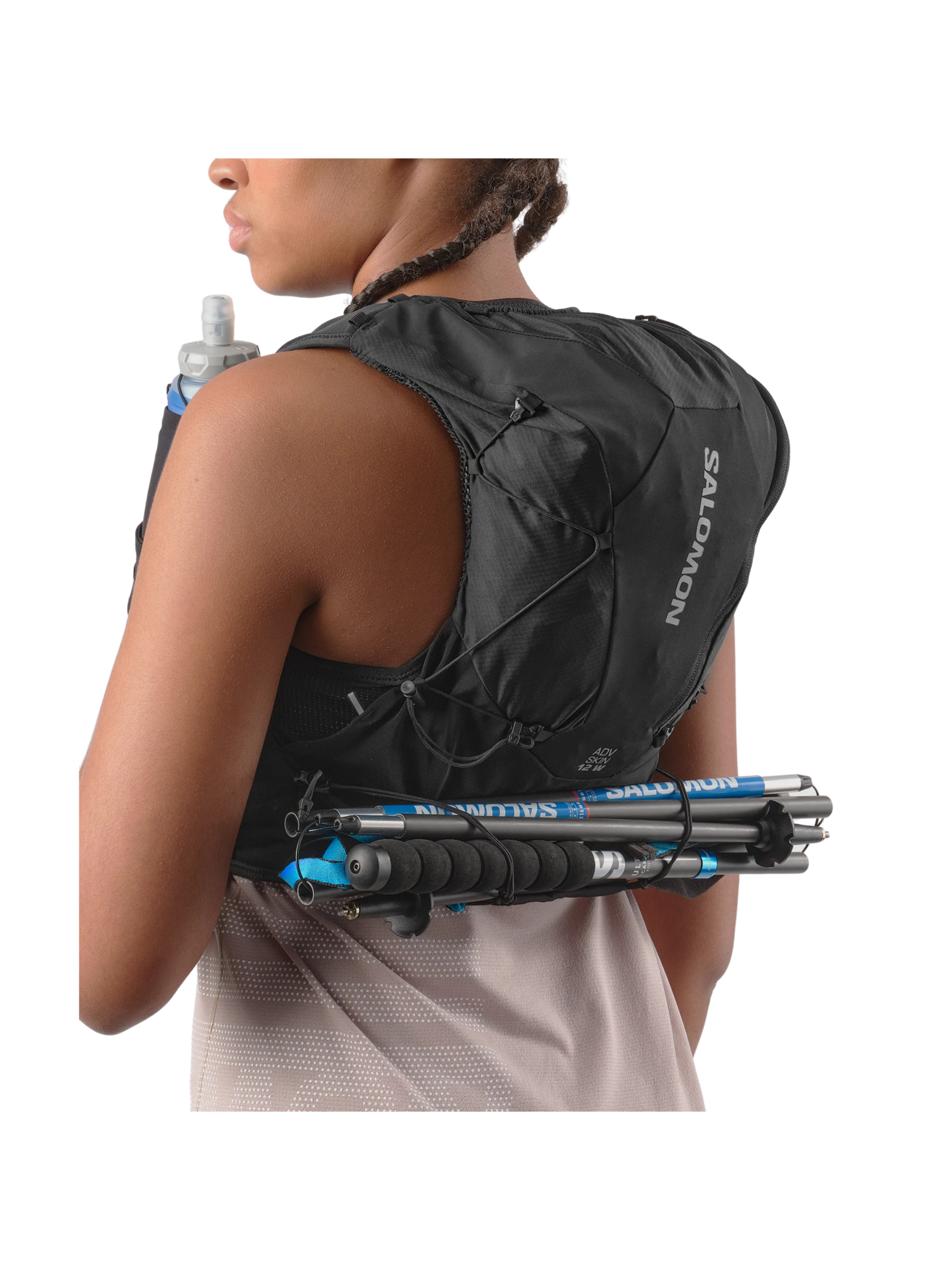 Salomon Veste d'hydratation de course Adv Skin 12 pour femme