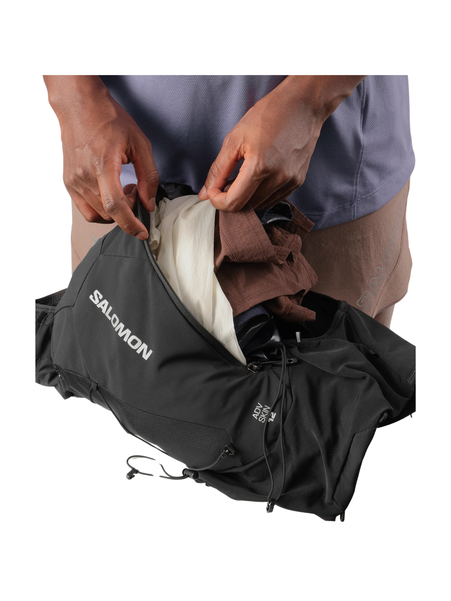 Salomon Veste d'hydratation de course Adv Skin 12 Set