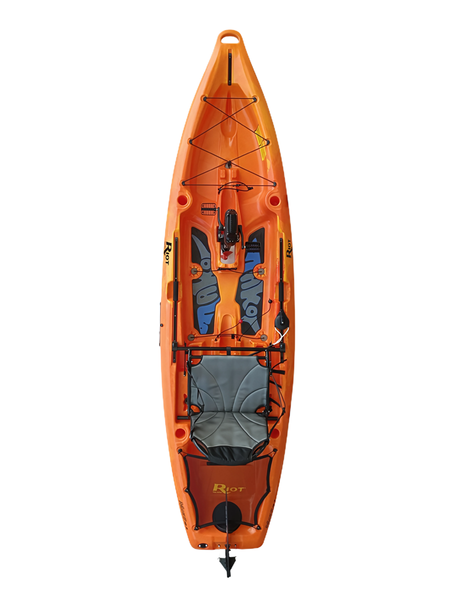 Riot Kayak de pêche avec pédales Mako 10.5 Impulse Drive