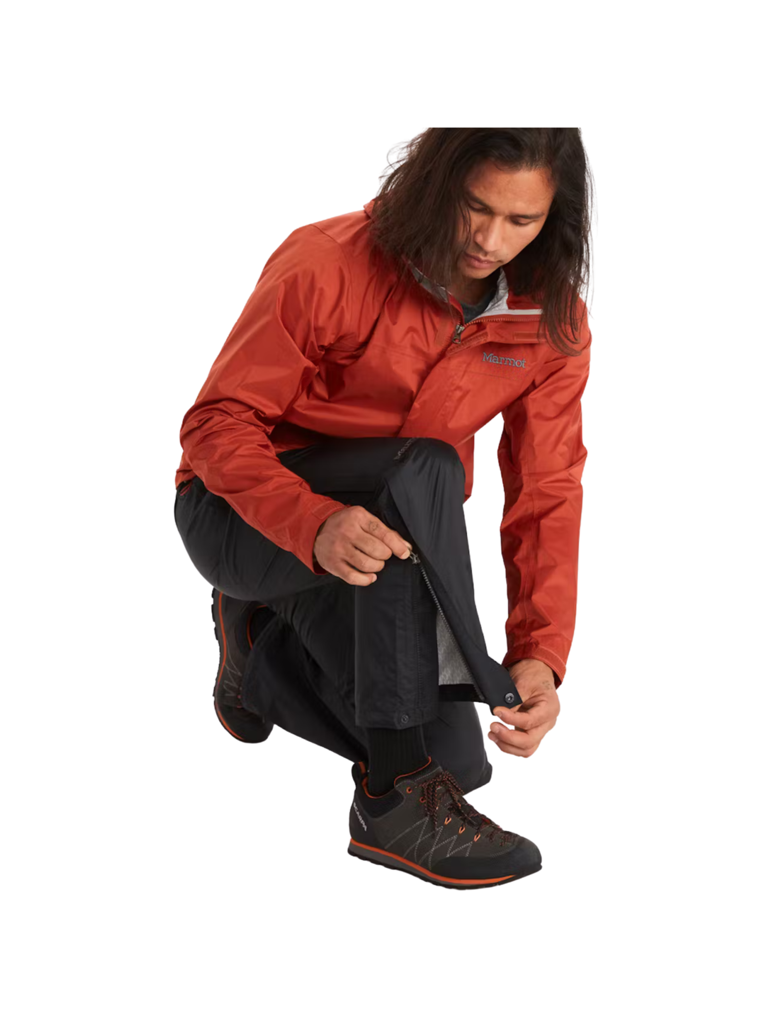 Marmot Pantalon de pluie entièrement zippé PreCip Eco pour homme