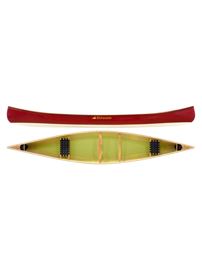 Rhéaume Canot Prospecteur 16 pieds 6 pouces en kevlar avec plats-bords en bois
