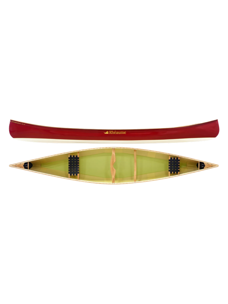 Rhéaume Canot Prospecteur 16 pieds 6 pouces fibre de verre avec plats-bords en PVC
