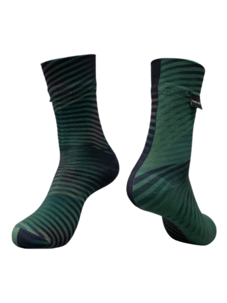 Randy Sun Chaussettes imperméables Ultra Mince Laine Mérino mi-mollet