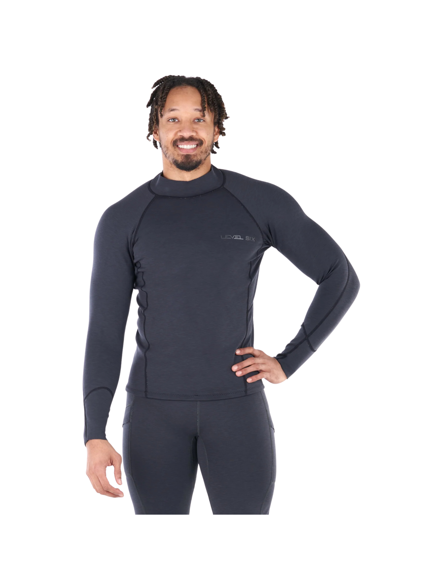 Level Six Chandail à manches longues en néoprène Jericho pour homme