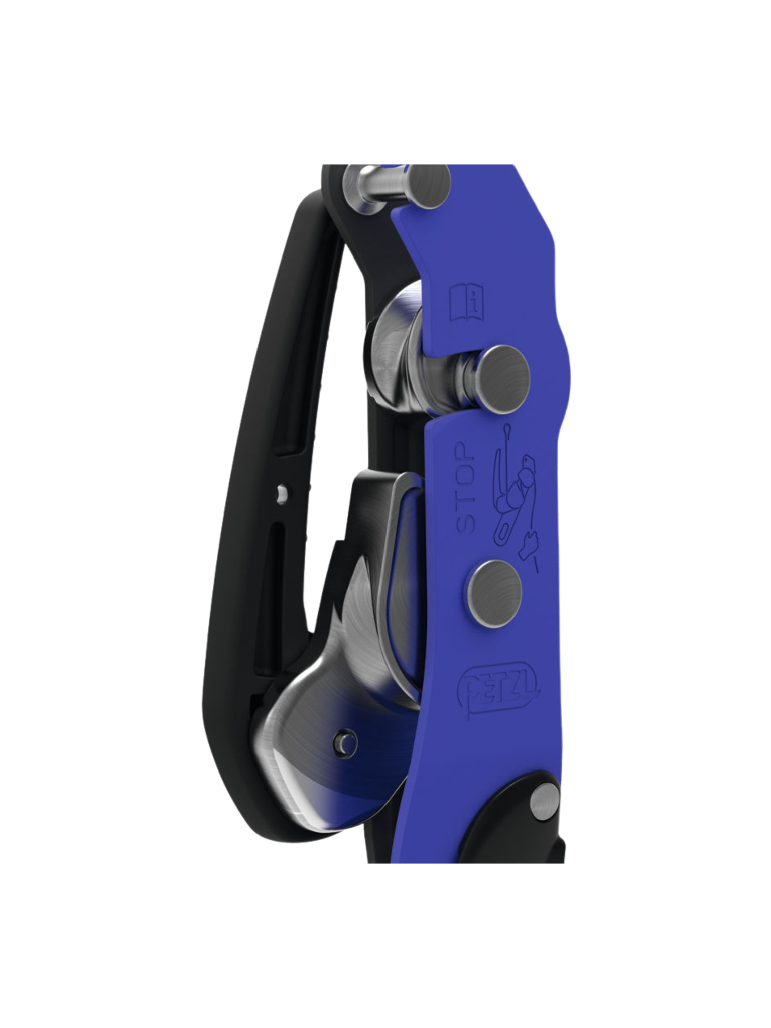 Petzl Descendeur de spéléologie avec freinage assisté Stop