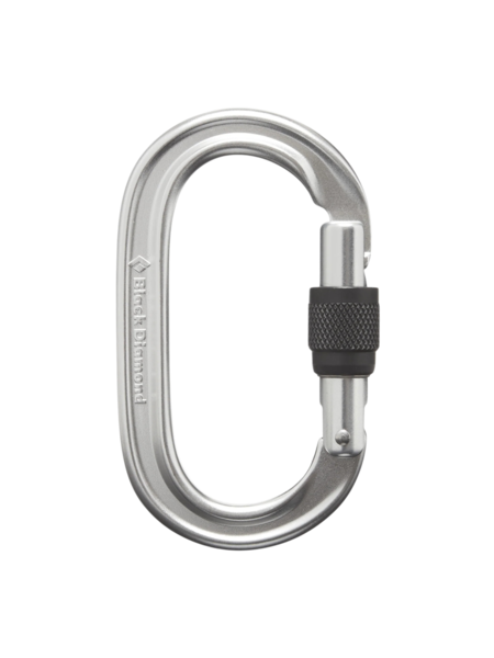 Black Diamond Mousqueton à vis oval Keylock