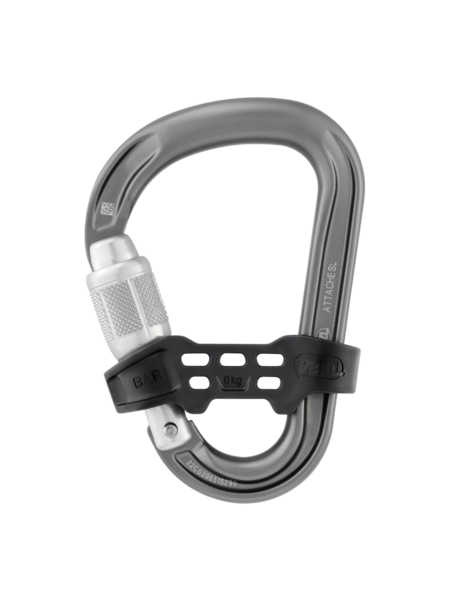 Petzl Mousqueton unidirectionnel à verrouillage à vis Attache Bar