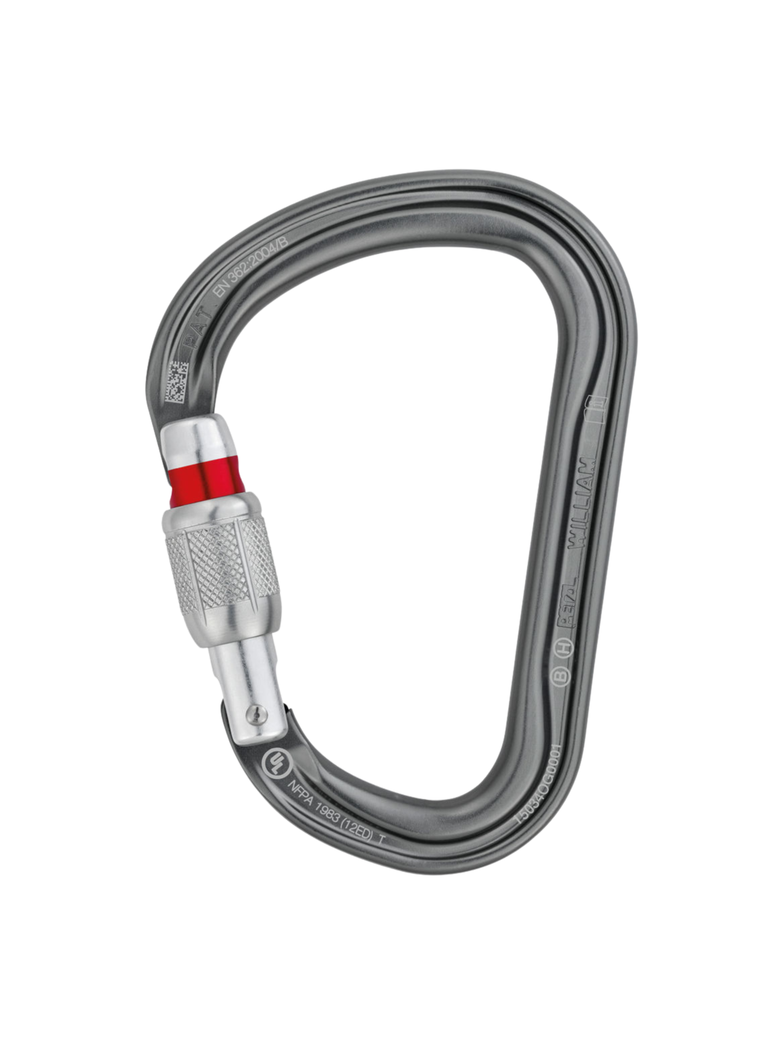 Petzl Mousqueton à vis William Screw-Lock