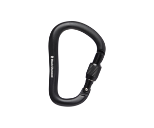 Mousqueton Black Diamond Oval Keylock – Vis Screwgate – Symétrique – Pour Escalade Et Alpinisme
