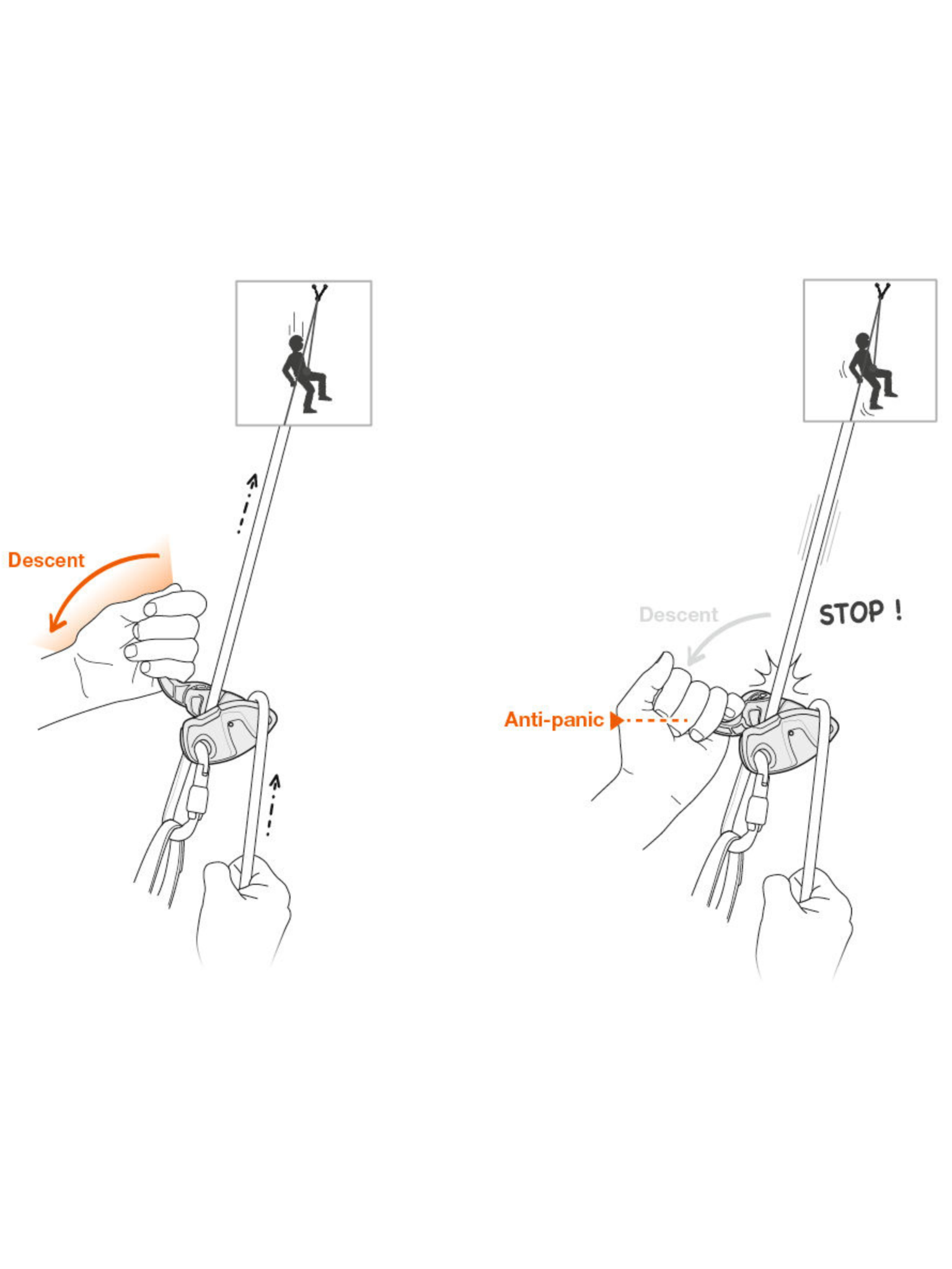 Petzl Assureur avec blocage assisté par came Grigri +