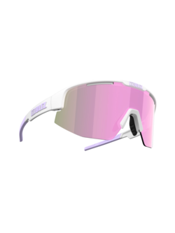 Bliz Lunettes de sport Matrix Matt White Brown with Pink Multi