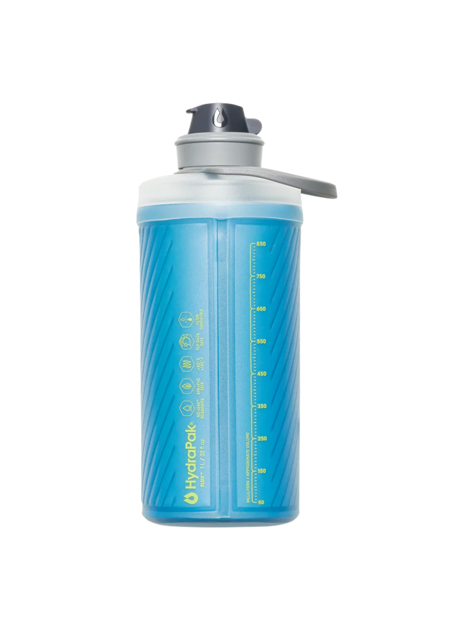 HydraPak Bouteille flexible Flux 1L Bleu