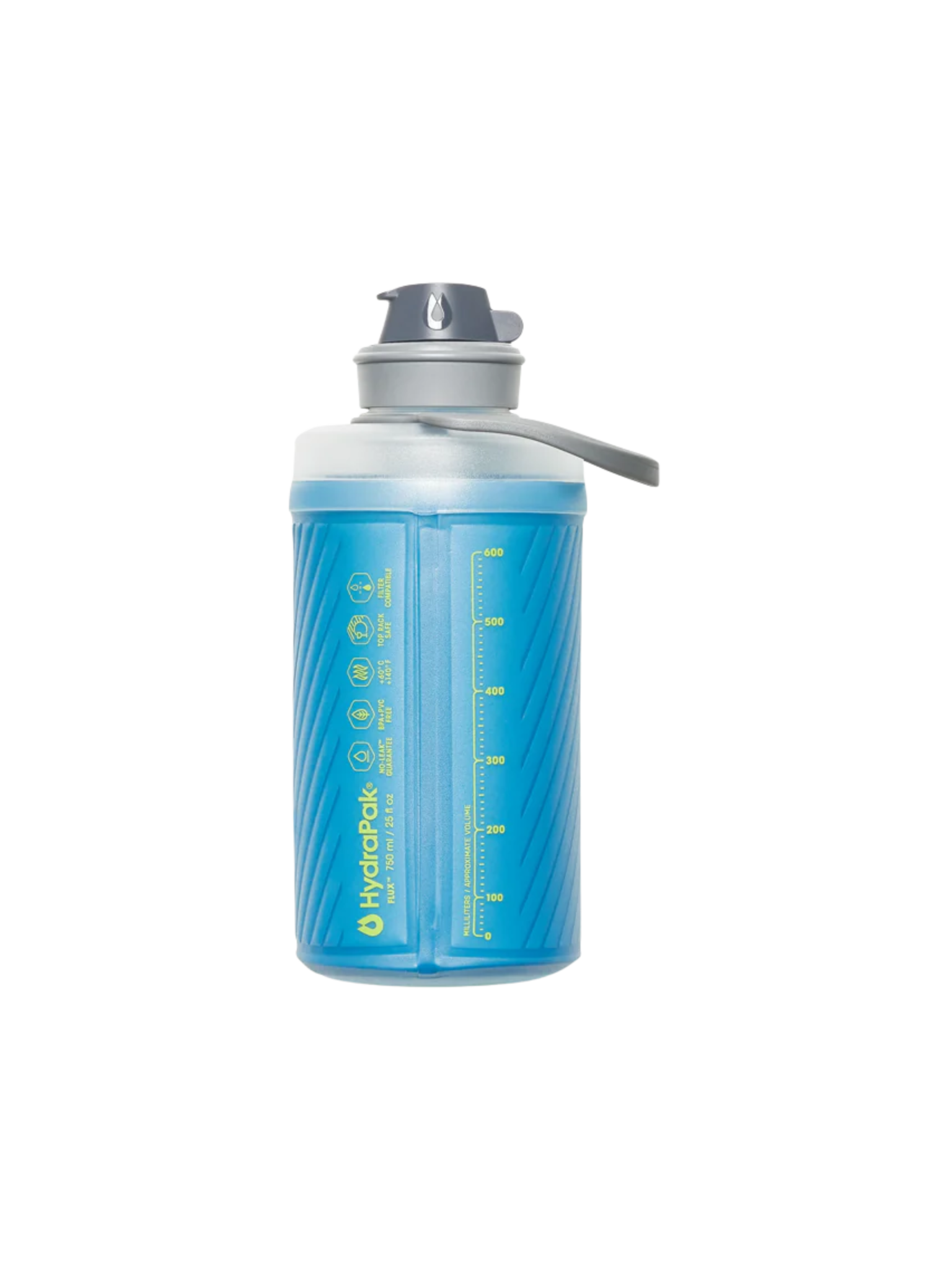HydraPak Bouteille flexible Flux 750 ml bleu