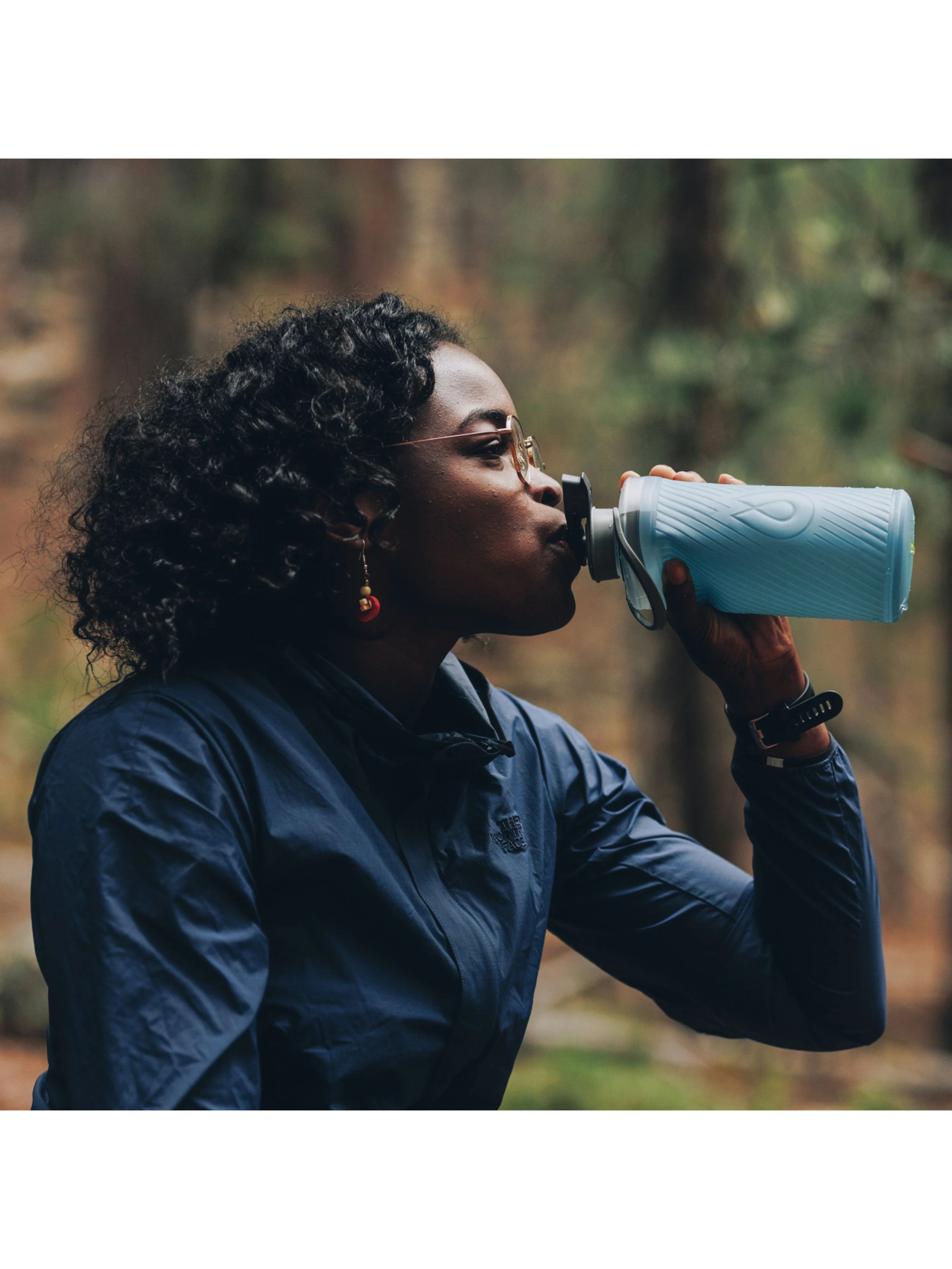 HydraPak Bouteille flexible Flux 750 ml bleu