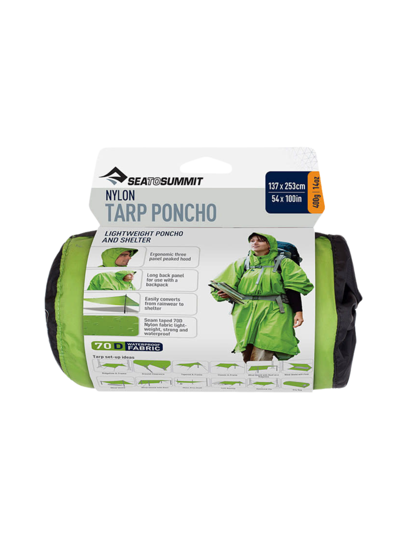 Sea To Summit Bâche et poncho Nylon Tarp Poncho