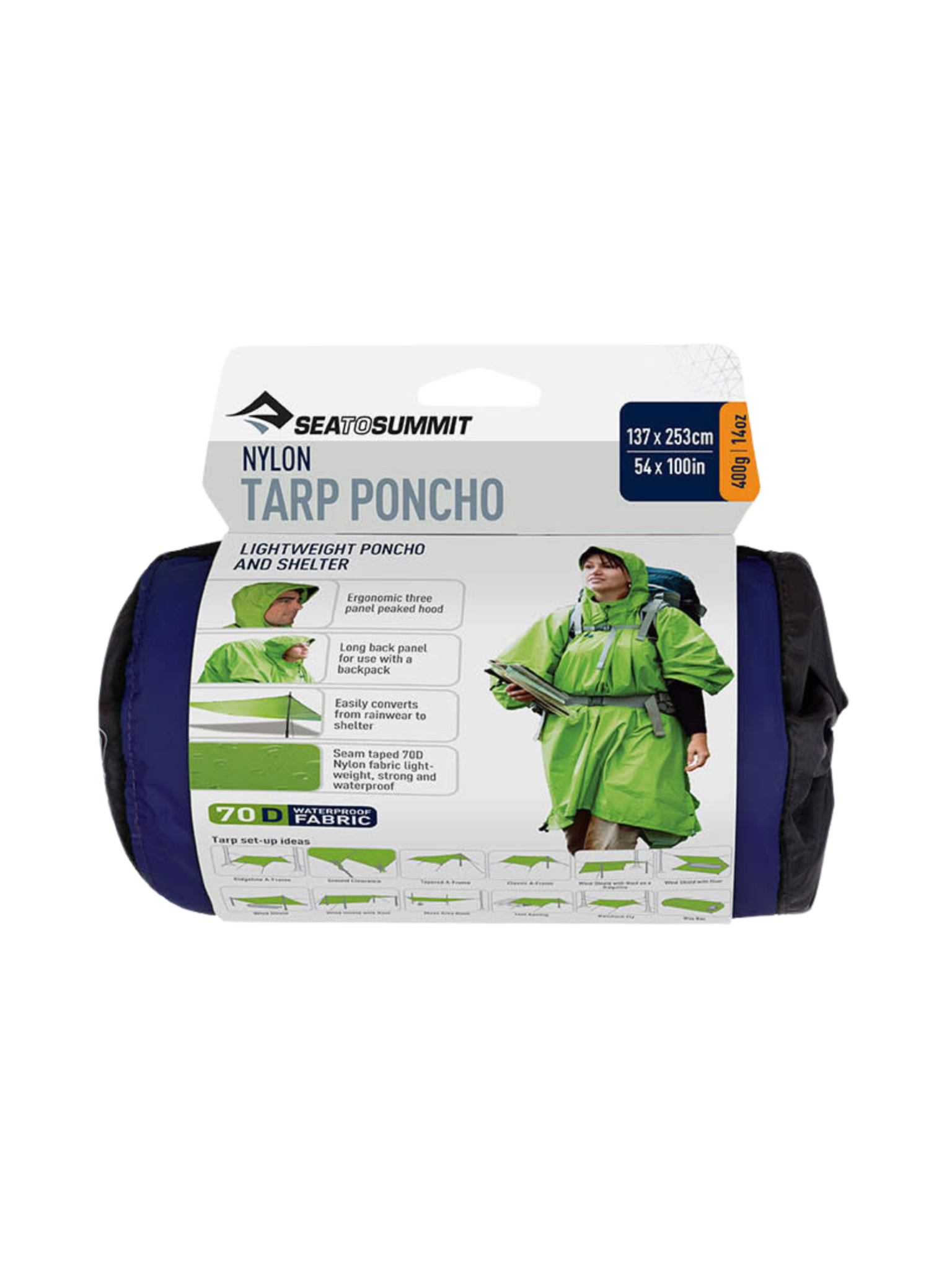 Sea To Summit Bâche et poncho Nylon Tarp Poncho