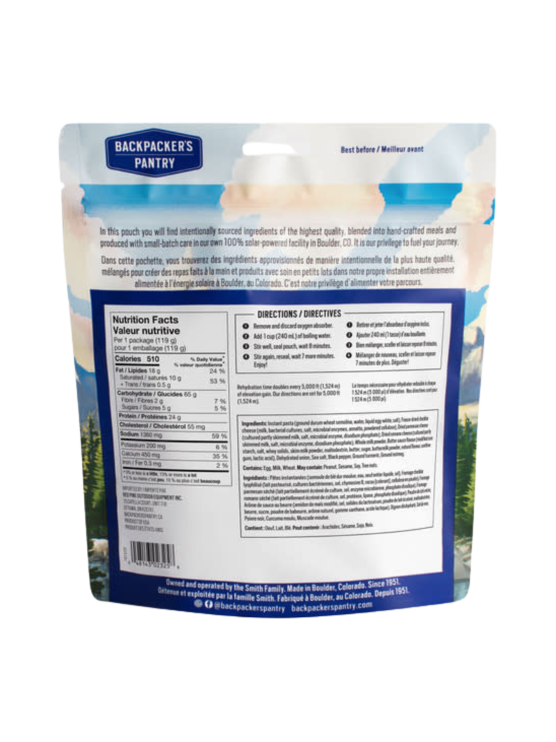 Granger's Nourriture déshydratée Macaronis et trois fromages