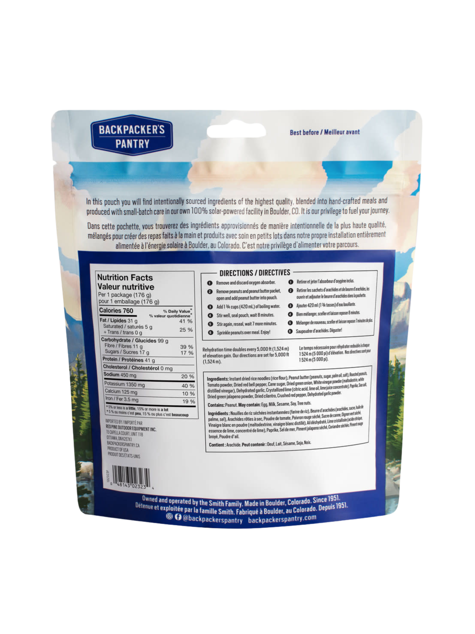 Granger's Nourriture déshydratée Pad thai