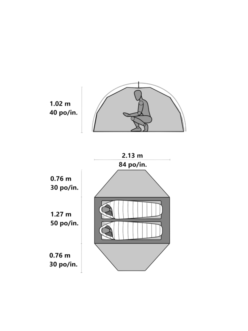 MSR Tente de randonnée Elixir™ 2