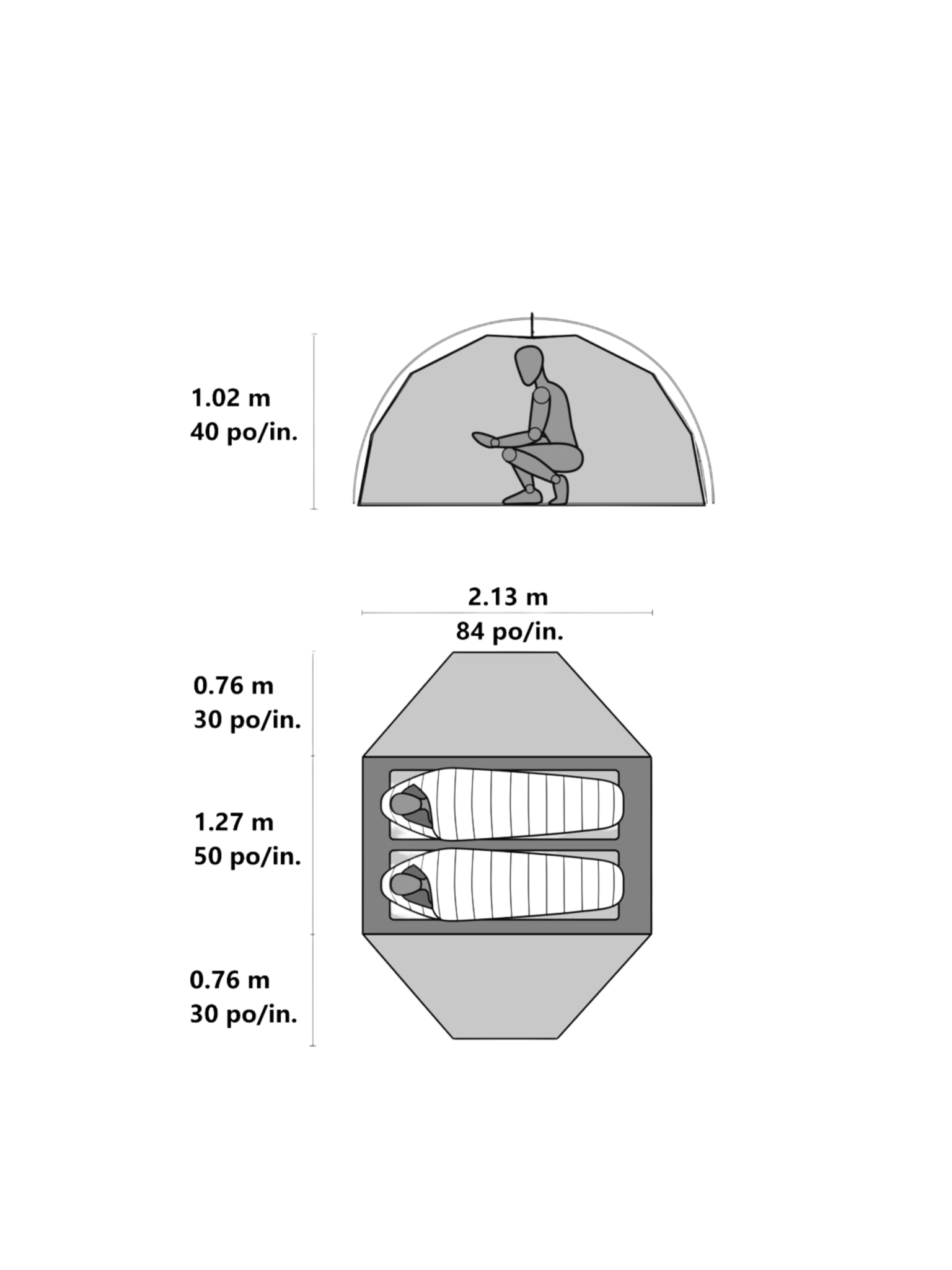 MSR Tente de randonnée Elixir™ 2