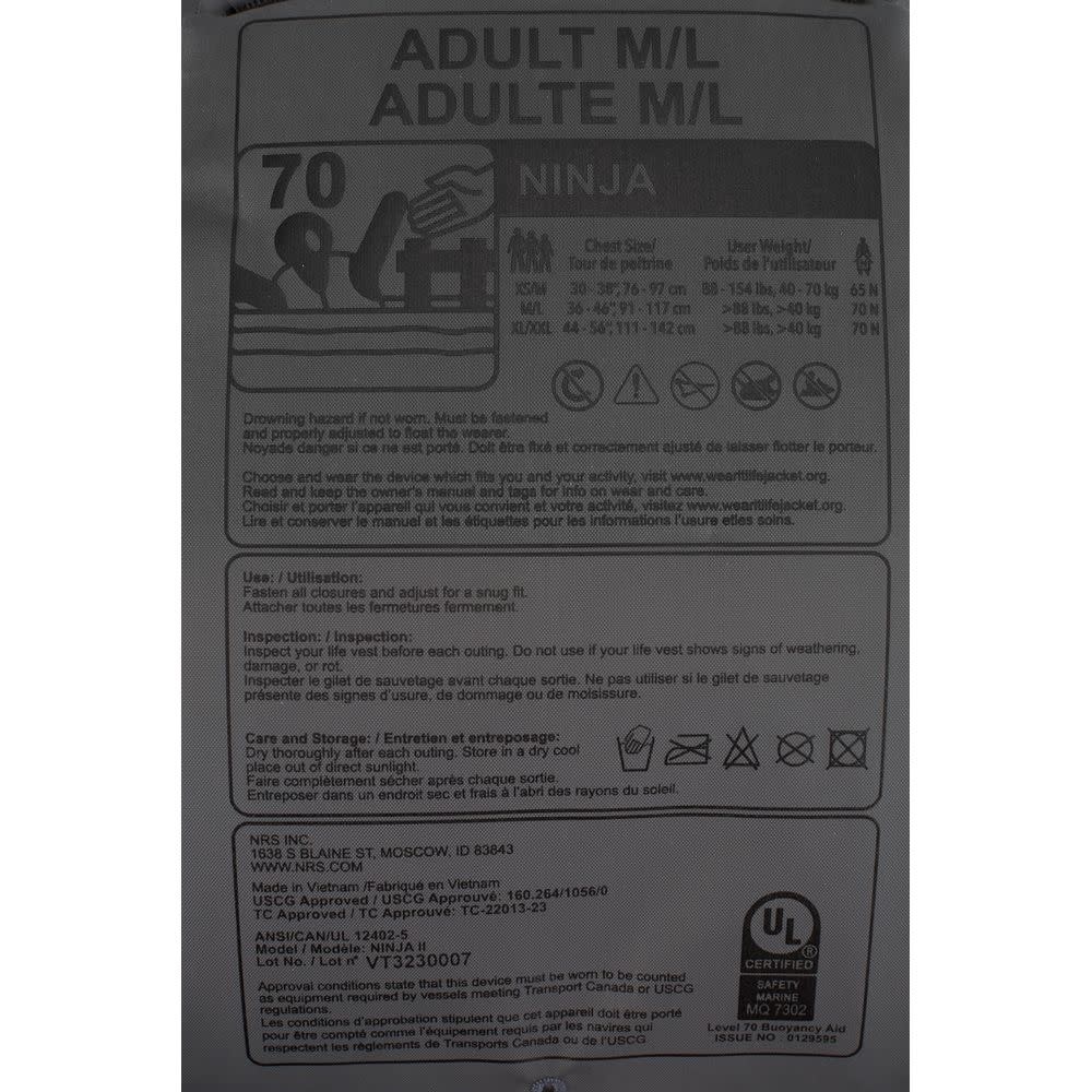 NRS Veste de sauvetage Ninja
