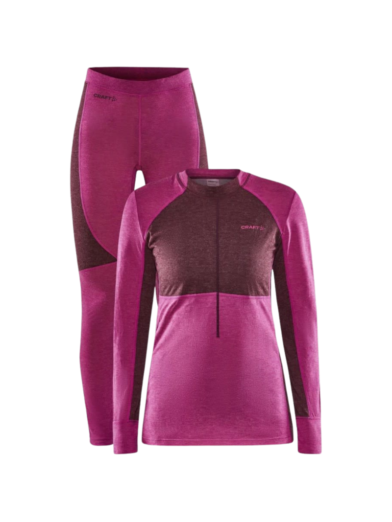 Craft Ensemble de couche de base Core Wool Merino Set W pou femme