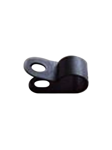 Boréal Design Clips Umat-083 P-Clip, Wire Clamp, Black Plastic